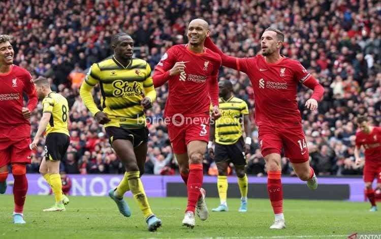 Kalahkan Watford 2-0, Liverpool Puncaki Klasemen