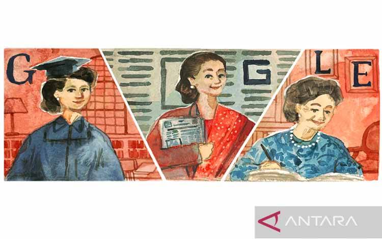 Google Doodle Hadirkan Sosok Jurnalis Siti Latifah Herawati Diah