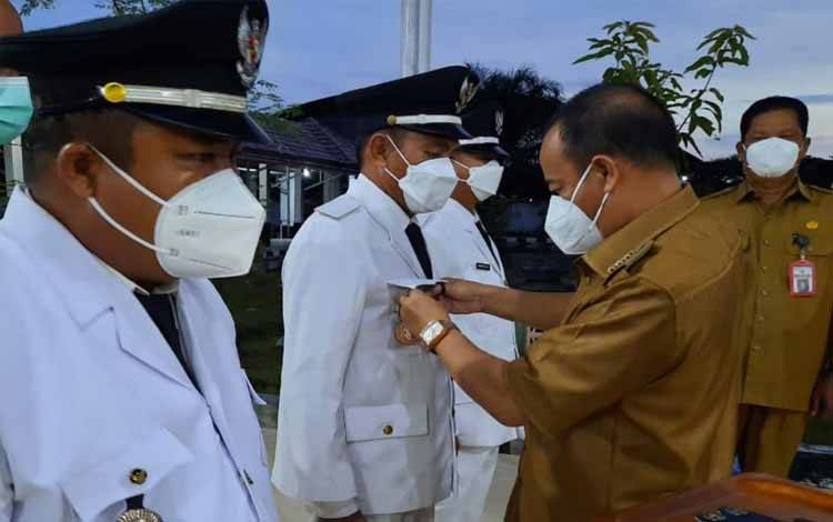 Bupati Seruyan Lantik 5 Pj Kepala Desa