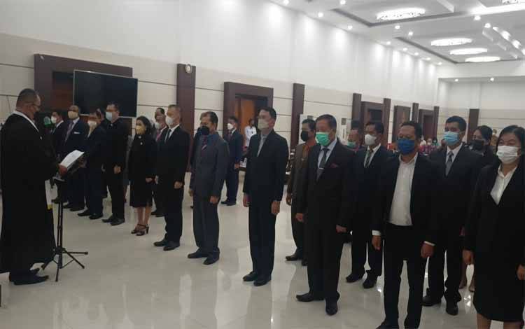 Pesan Bupati Gunung Mas kepada Pengurus PGIS yang Baru Dilantik