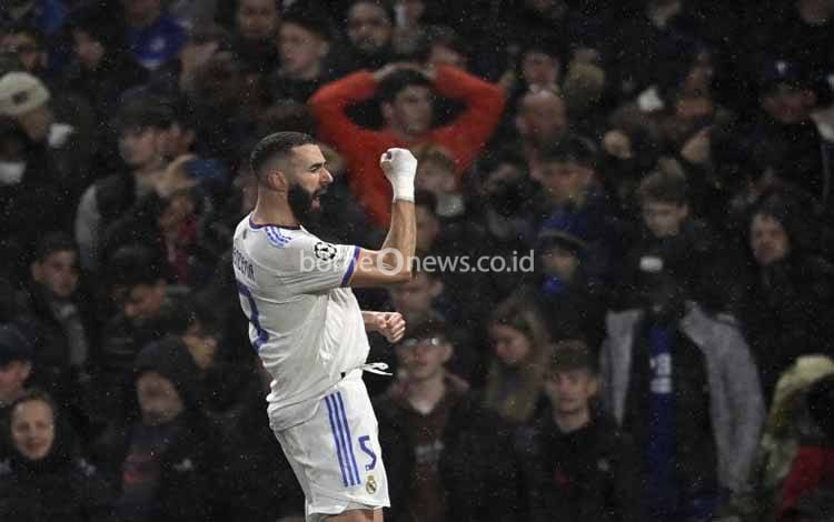 Hattrick Benzema Antar Madrid Hancurkan Chelsea 3-1 di Stamford Bridge