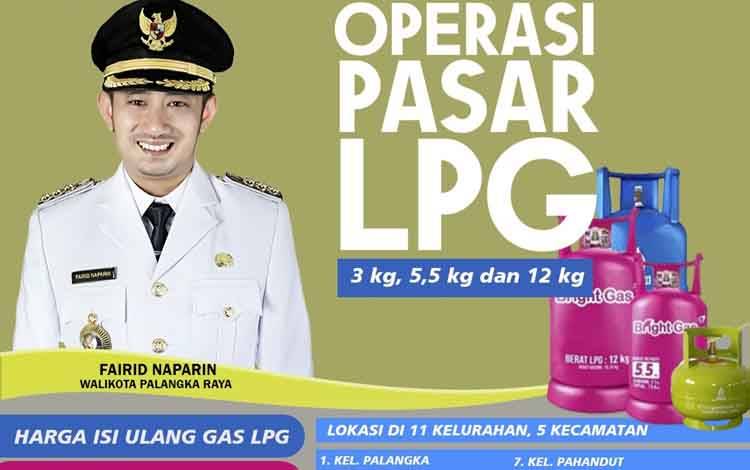 Pemko Palangka Raya Jual Gas LPG Murah di 11 Kelurahan, Catat Tanggalnya