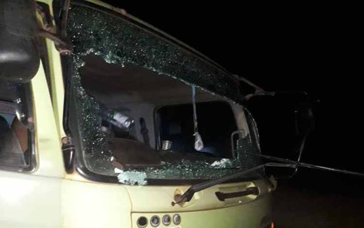 Lebih 10 Truk Jadi Korban Pecah Kaca di Sampit