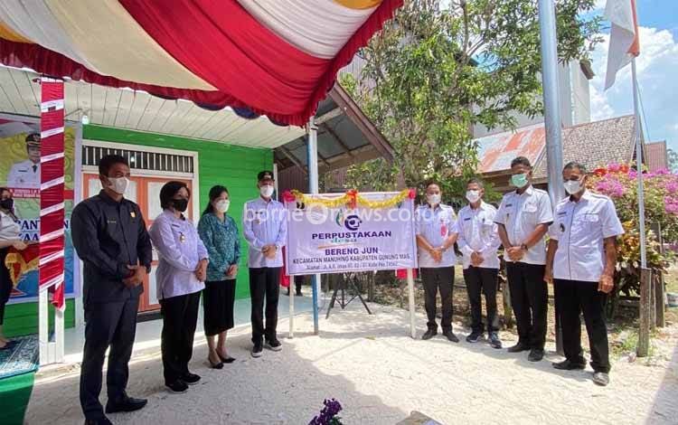 Bupati Gunung Mas Apresiasi Diresmikannya Gedung Perpustakaan Desa Bereng Jun