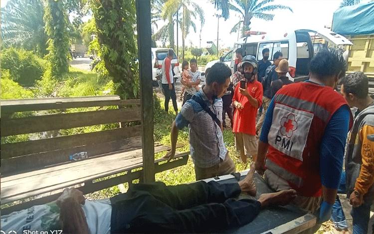 Pria Paruh Baya Ditemukan Meninggal di Jalan Sudirman Km 2,7 Sampit