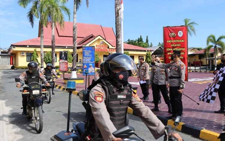Polres Kobar Rutin Patroli Lokasi Rawan Tindak Kejahatan