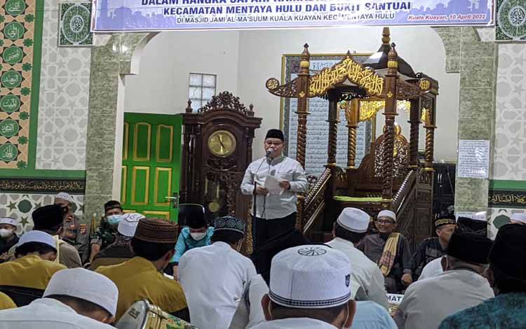 Safari Ramadan di Wilayah Utara, Bupati Kotim Informasikan Pembangunan dari Program Multy Years Provinsi Kalteng