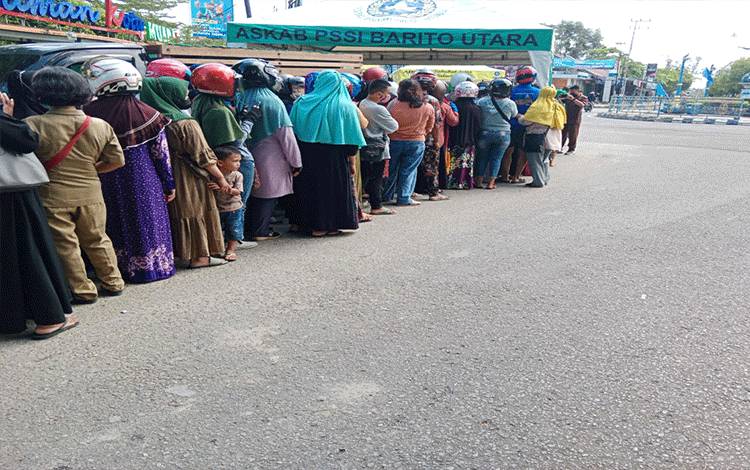 Kodim 1013 Muara Teweh Bersama Bulog Gelar Bazar Ramadan