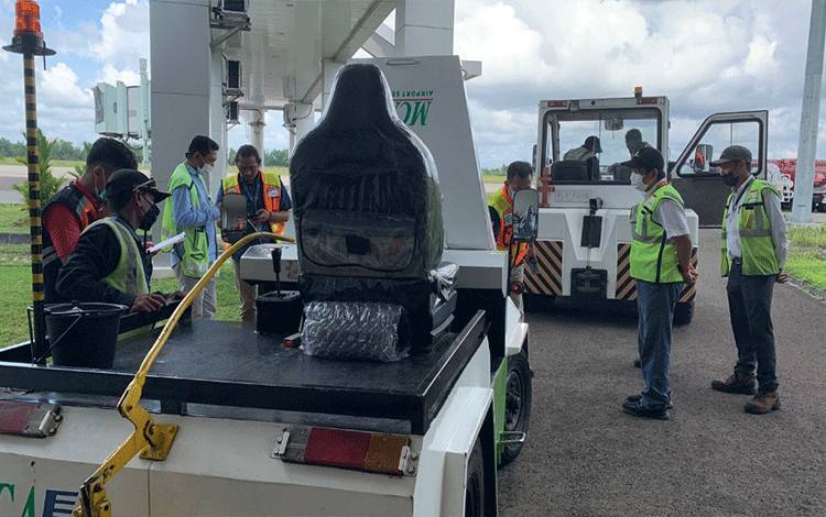 Aktifitas di Bandara Tjilik Riwut Palangka Raya