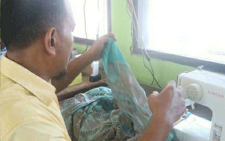 Rutan Kuala Kapuas Berikan Pelatihan Menjahit Untuk WBP