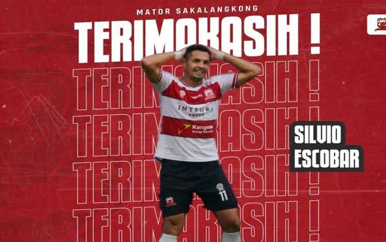 Silvio Escobar tak lagi memperkuat Madura United