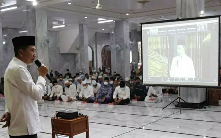 Pemkab Barut Ikuti Safari Ramadan Pemprov Kalteng, ini Bupati Barito Utara