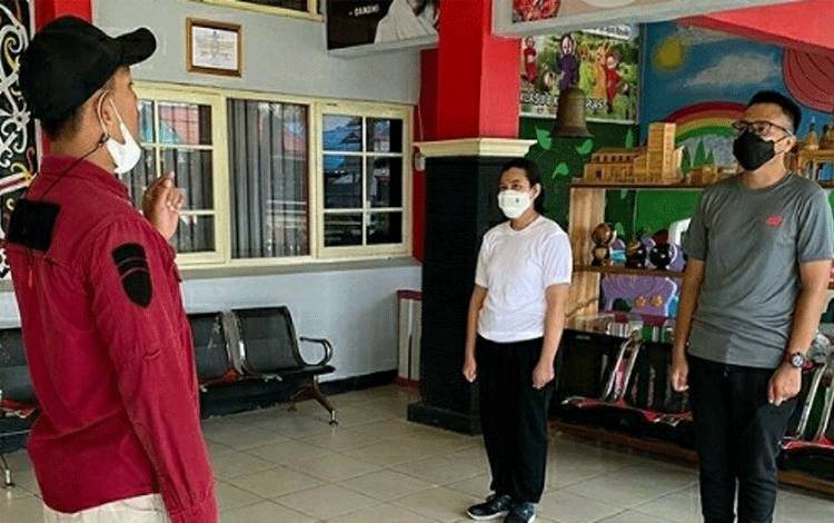Kepala Rutan Kapuas Orientasi dan Latih Baris-Berbaris CPNS