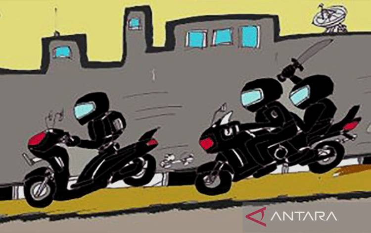 Polisi Kejar 7 Pembegal Anggota TNI