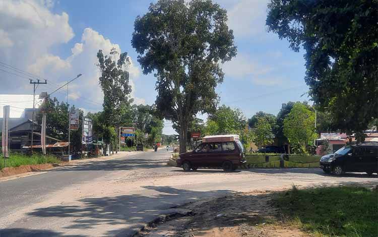 Jalan taman segitiga Bhayangkara, Desa Pasir Panjang