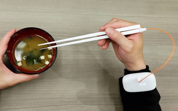 Peneliti Jepang Kembangkan Sumpit Listrik untuk Tingkatkan Rasa Asin