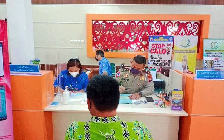 Ditlantas Polda Kalteng Hadir di Mall Permudah Masyarakat Bayar Pajak?