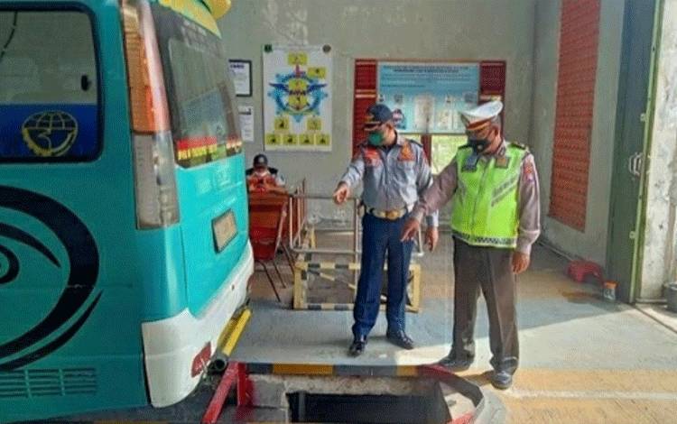 Angkutan Umum di Kapuas Dilakukan Pengecekan Jelang Idulfitri