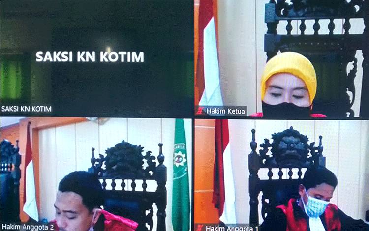 Hakim dan saksi memberi keterangan dalam kasus Defes Tino alias Andy.