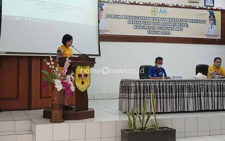 Pemkab Gunung Mas Gelar Pertemuan FPK2PA untuk Sosialisasi Peraturan Bupati Ini