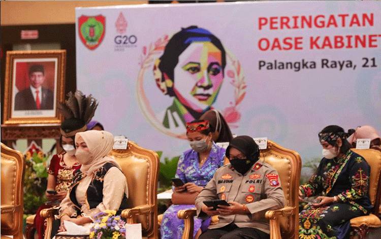Wakapolda Kalteng Hadiri Peringatan Hari Kartini di Kantor Gubernur