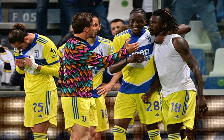 Moise Kean antar Juve Bawa Tiga Poin dari Sassuolo