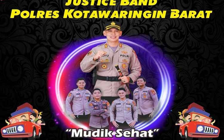 Polres Kobar Imbau Mudik Aman dan Sehat Lewat Lagu