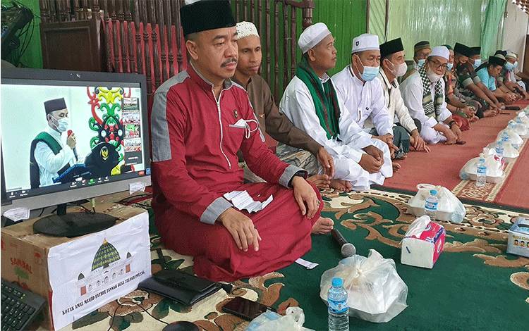 Bupati Seruyan Ikuti Silaturahmi Bersama Gubernur Kalteng Secara Virtual