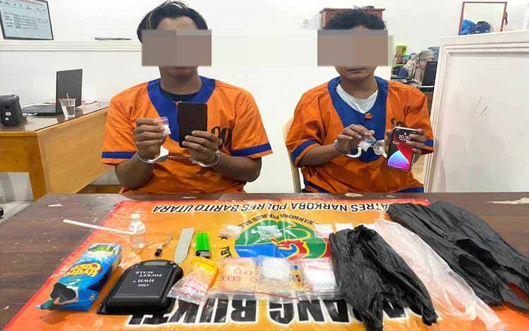 Simpan Sabu 8 Paket di Barak, Irul dan Diki Diamankan