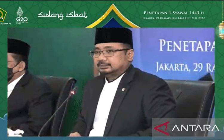 Hasil Sidang Isbat Tentukan Hari Raya Idul Fitri Senin Besok