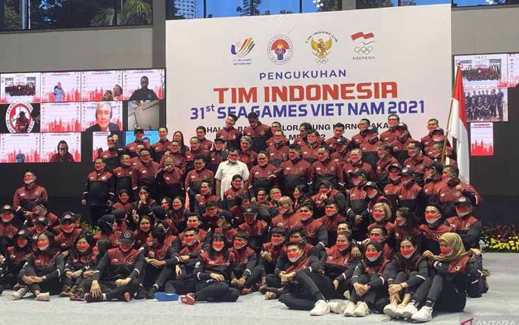 499 Atlet Indonesia untuk SEA Games Vietnam Resmi Dikukuhkan