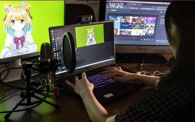 YouTuber Virtual Jepang Raup 1 Juta Dolar dari Penggemar