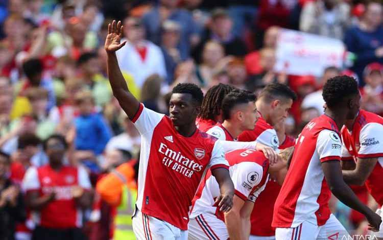 Dwigol Eddie Nketiah Bantu Arsenal Kalahkan Leeds
