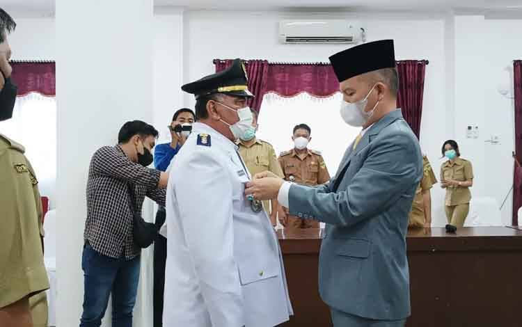 Begini Arahan Bupati Gumas untuk Camat Rungan yang Baru Dilantik