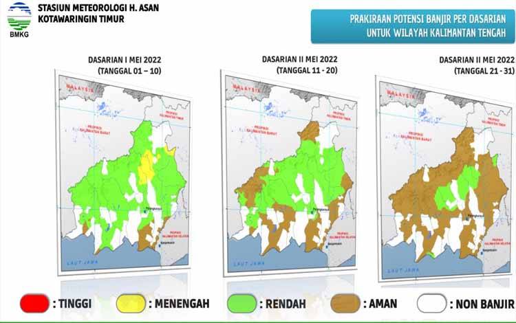 Tetap Waspada! Wilayah Utara Kotim Masih Berpotensi Banjir
