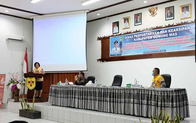 Bupati Gumas Katakan Ini di Kegiatan Bimtek Aplikasi Srikandi