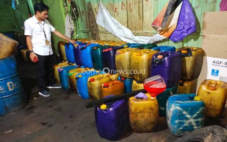 Polda Kalteng Sita 4 Ton Solar Bersubsidi