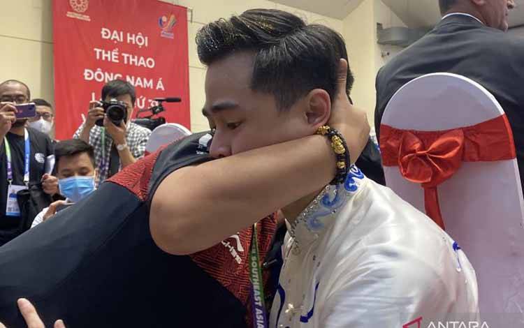 Tangis Nicholas Pecah Usai Raih Perak di SEA Games Vietnam