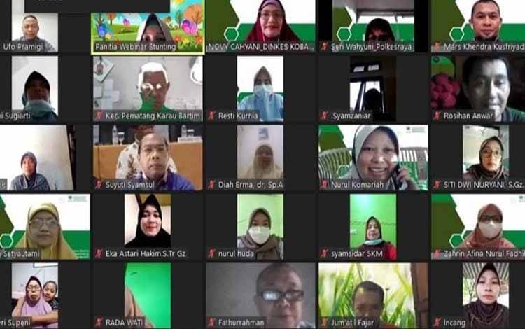Prokami Kalteng Gelar Webinar Deteksi Dini Stunting