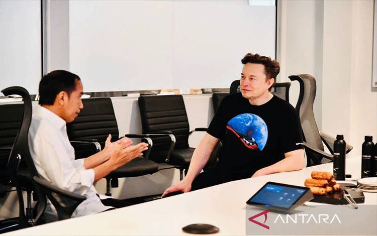Jokowi Bertemu Elon Musk di Space X, Bahas Bisnis ini
