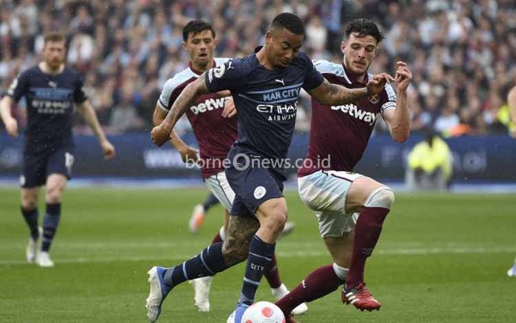 Manchester City Imbang 2-2 Lawan Tuan Rumah West Ham