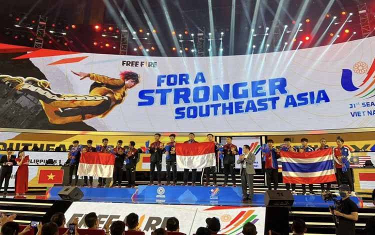 Tim Free Fire Indonesia Sumbang Emas dan Perak di SEA Games Vietnam