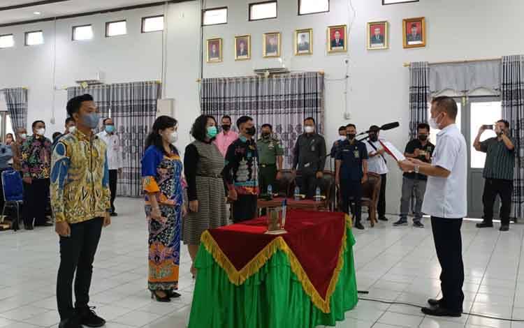 Bupati Kukuhkan Pengurus Forum Kabupaten Gunung Mas Sehat