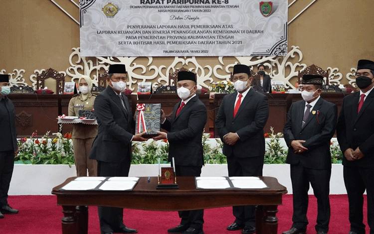 Pemprov Kalteng Kembali Raih Opini Wajar Tanpa Pengecualian