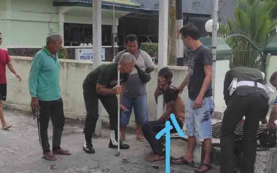 Maling Helm di Pangkalan Bun Tertangkap Basah