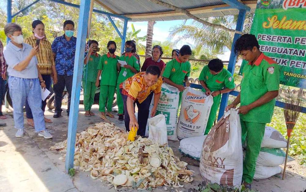 BPP Paku Gelar Pelatihan Pembuatan Pupuk Organik