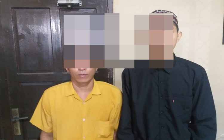 Eca dan Dio Mahreja Saputra tersangka kasus curi sawit