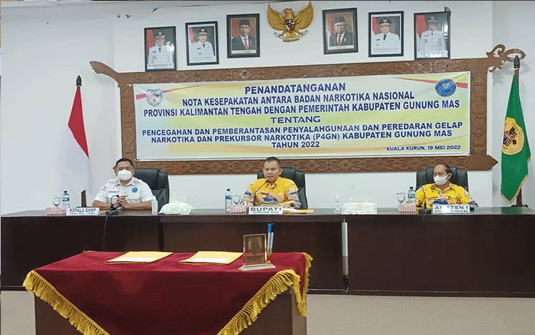 Bupati Gunung Mas Beberkan Upaya Pencegahan Penyalahgunaan Narkotika