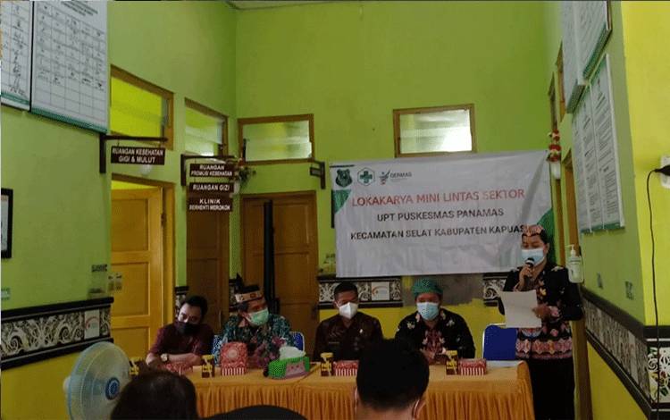 Dukung Program Bidang Kesehatan Lewat Lokakarya Mini Lintas Sektor di Puskesmas Panamas