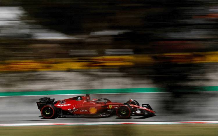 Leclerc Pimpin Finis 1-2 Ferrari di Latihan Pertama Grand Prix Spanyol